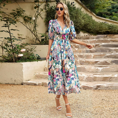 Meliora - Charming v-neck dress