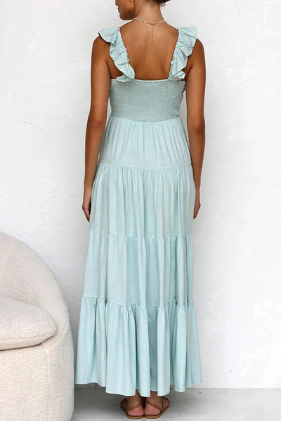 Janna - Elegant V-Neck Maxi Dress
