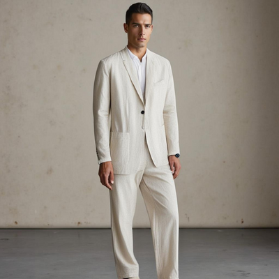 Luca - Relaxed blazer & drawstring pants set
