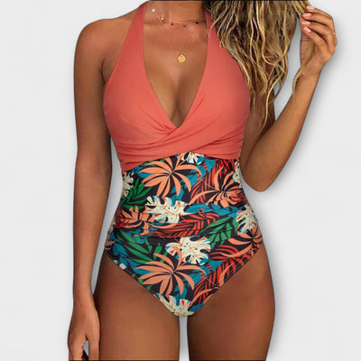 Florence - Elegant Women's Swimsuit with V-Neck