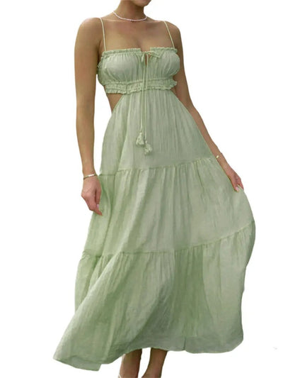Unaisse - Cut out maxi dress