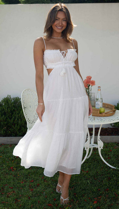 Unaisse - Cut out maxi dress