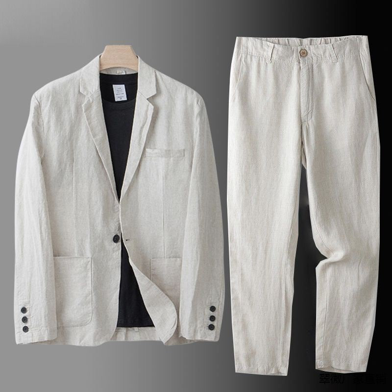 Luca - Relaxed blazer & drawstring pants set