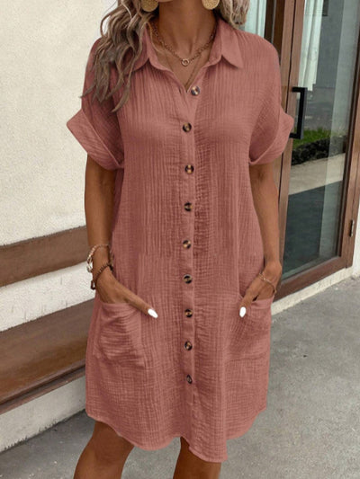Zeloria - Comfortable Shirt Dress