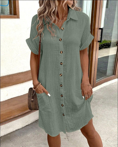 Zeloria - Comfortable Shirt Dress