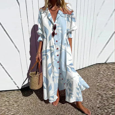 Narella - Vibrant floral maxi dress