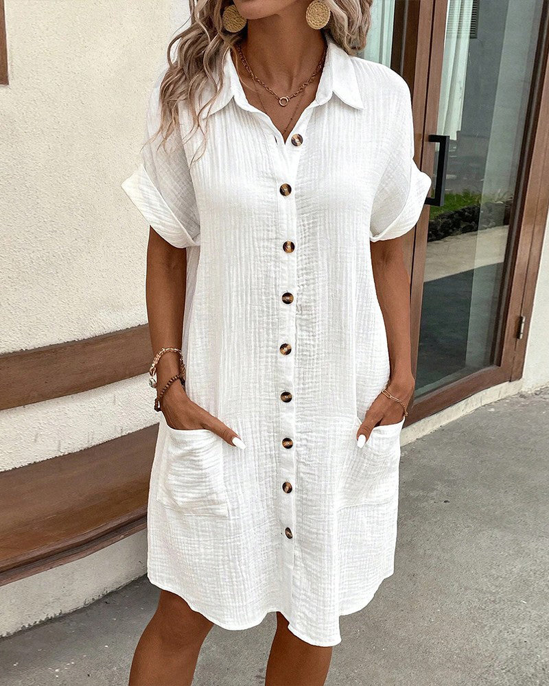 Zeloria - Comfortable Shirt Dress