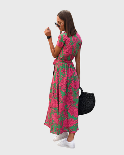 Pippa - Casual belted floral dress