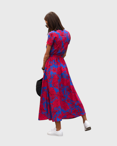 Pippa - Casual belted floral dress