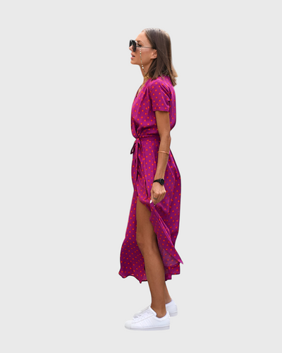 Pippa - Casual belted floral dress