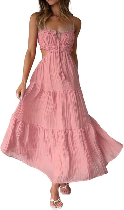 Unaisse - Cut out maxi dress