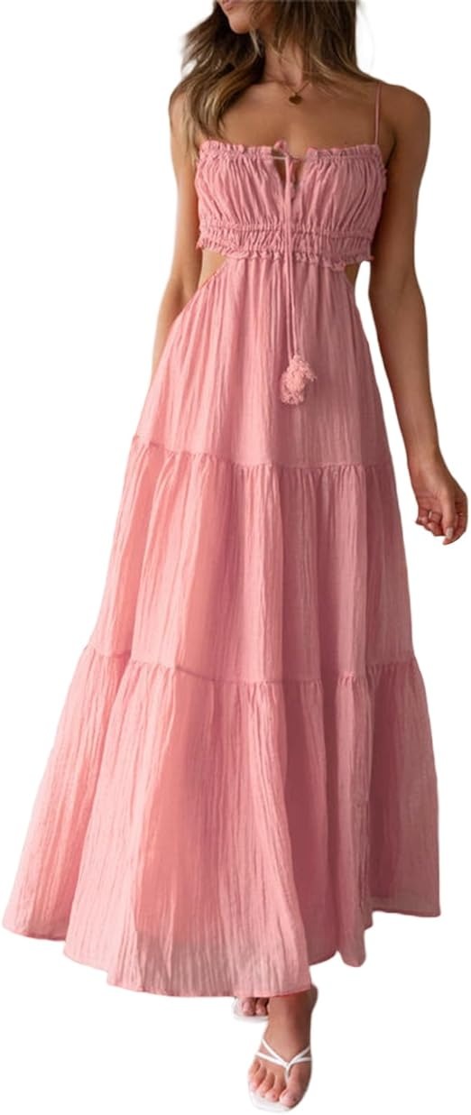 Unaisse - Cut out maxi dress