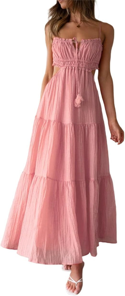 Unaisse - Cut out maxi dress