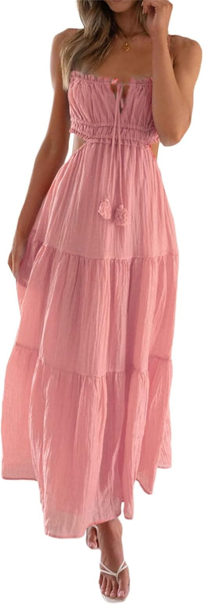 Unaisse - Cut out maxi dress
