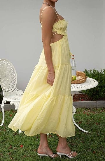 Unaisse - Cut out maxi dress