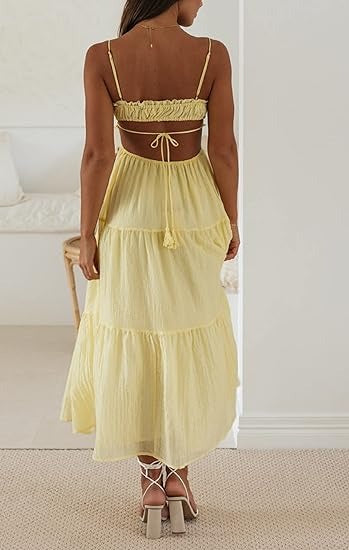 Unaisse - Cut out maxi dress