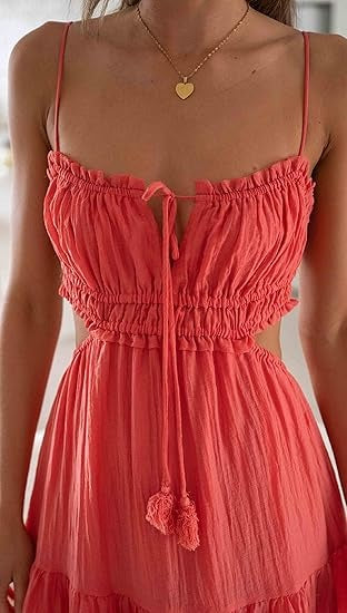 Unaisse - Cut out maxi dress
