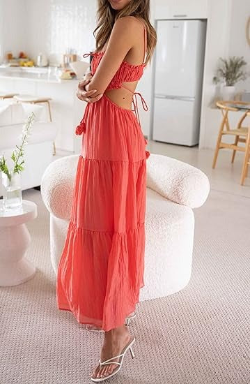 Unaisse - Cut out maxi dress