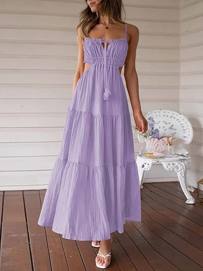 Unaisse - Cut out maxi dress