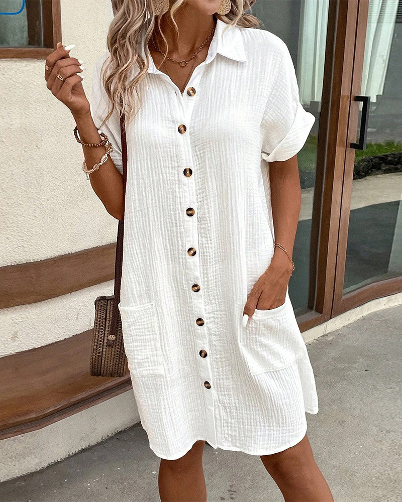 Zeloria - Comfortable Shirt Dress