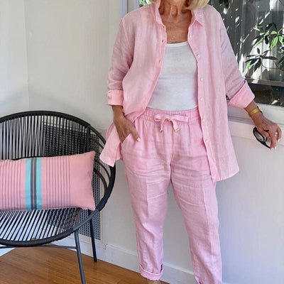 Maisie – Relaxed Two Piece Linen-Inspired Set